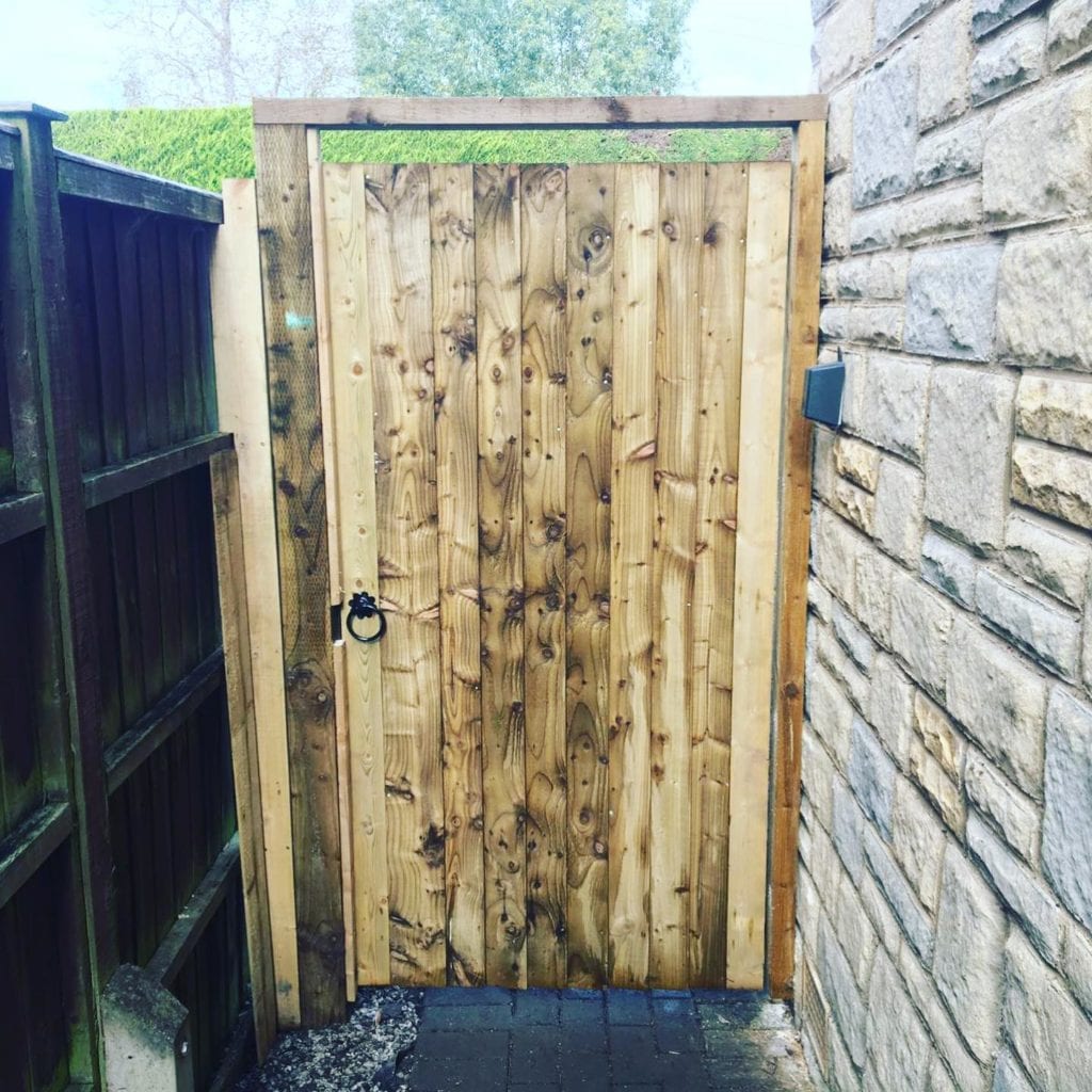 Garden gate installation Wakemans Garden and Property Care